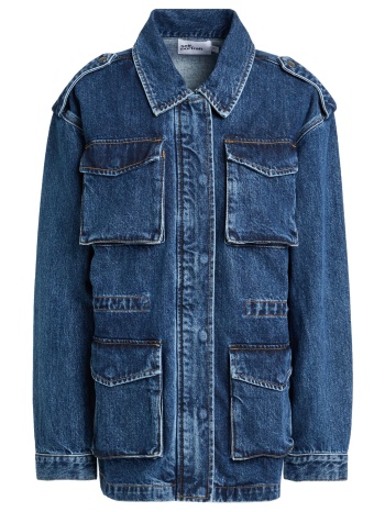 self-portrait παλτο & τζακετ denim τζάκετ