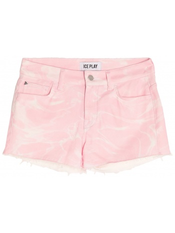 ice play bottomwear denim σορτς