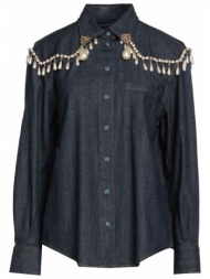 dolce & gabbana μπλουζακια πουκάμισο denim