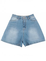 fly girl bottomwear denim σορτς