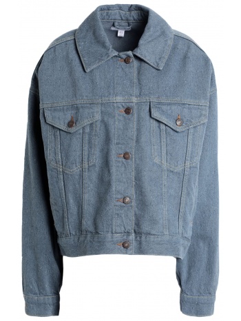 topshop παλτο & τζακετ denim τζάκετ