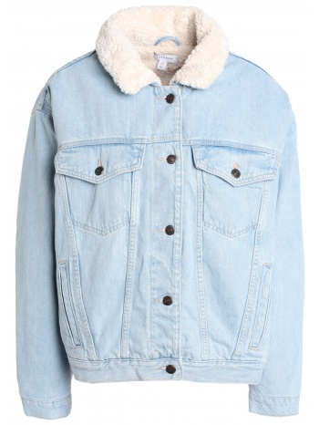 topshop παλτο & τζακετ denim τζάκετ