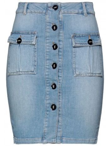 manila grace bottomwear denim φούστα