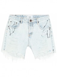 one teaspoon bottomwear denim σορτς