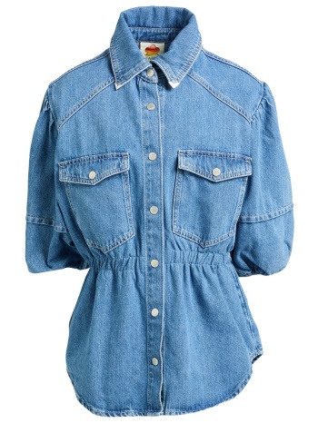 farm rio μπλουζακια πουκάμισο denim
