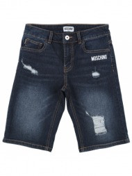 moschino teen bottomwear denim σορτς