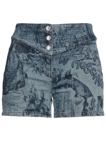 moschino bottomwear denim σορτς