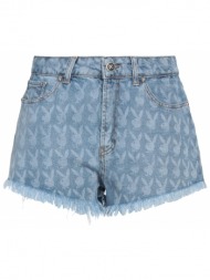 john richmond x playboy bottomwear denim σορτς