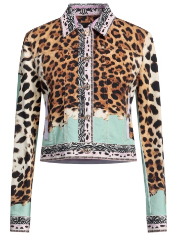 just cavalli παλτο & τζακετ denim τζάκετ