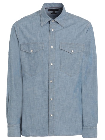 tommy hilfiger μπλουζακια πουκάμισο denim