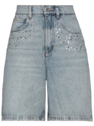 maje bottomwear denim σορτς
