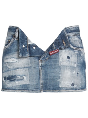 dsquared2 bottomwear denim φούστα