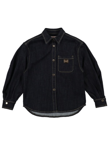 elisabetta franchi μπλουζακια πουκάμισο denim