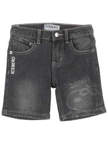 iceberg bottomwear denim σορτς