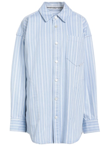alexander wang μπλουζακια πουκάμισο denim