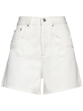 maje bottomwear denim σορτς