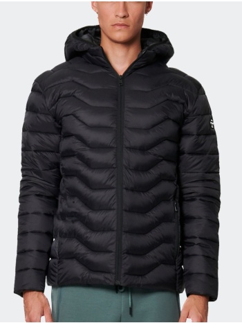 body action men’s lightweight quilted jacket with hood