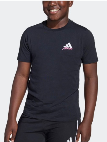 adidas messi icon graphic kids t-shirt