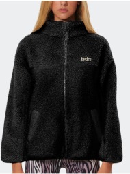 body action faux-sheepskin women`s jacket