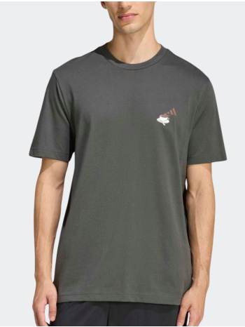 adidas coffee cafe cheesecake graphic men`s t-shirt