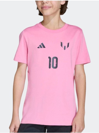 adidas messi name and number graphic kids t-shirt
