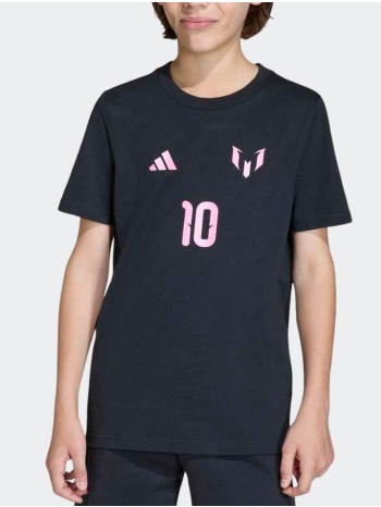 adidas messi name and number graphic kids t-shirt