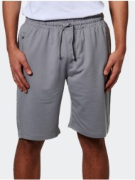 body action essentials french terry men`s shorts