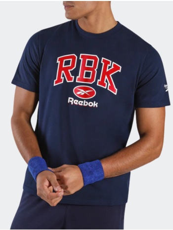 reebok rbk collegiate men`s t-shirt