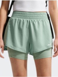 nike one women`s dri-fit high-waisted 3` 2-in-1 shorts