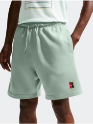 nikecourt heritage men`s dri-fit fleece tennis shorts