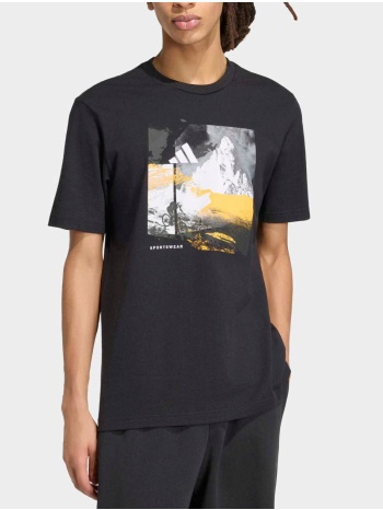 adidas memories of sport outdoor graphic men`s t-shirt