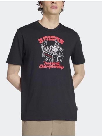 adidas novelty foosball graphic men`s t-shirt