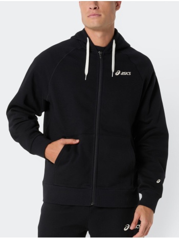 asics logo fleece full zip men`s tennis jacket σε προσφορά
