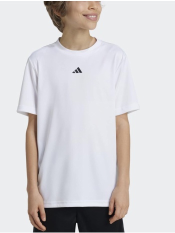 adidas train essentials logo regular fit tennis kids t-shirt σε προσφορά