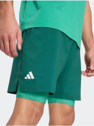 adidas club climacool 2 in 1 men`s tennis shorts
