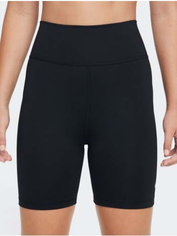 nike one dri-fit 5` girl`s biker shorts