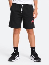 adidas french terry slogan junior shorts