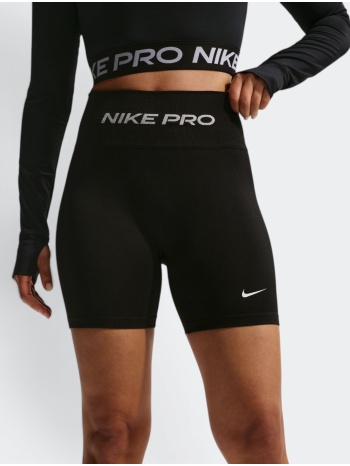 nike pro seamless women`s high-waisted 5` biker shorts