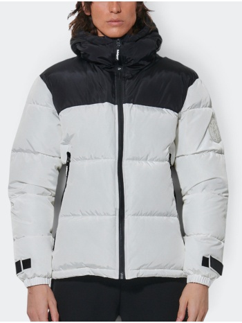body action men`s two-tone puffer jacket σε προσφορά