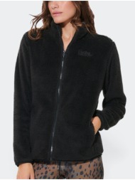 body action women`s fluffy fleece jacket