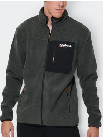 body action men`s full-zip polar fleece jacket σε προσφορά