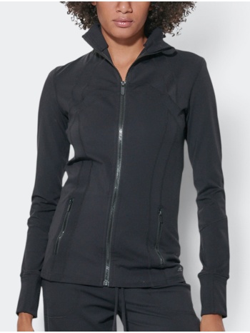 body action women`s tight yoga zipper jacket σε προσφορά