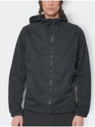 body action men`s softshell full-zip hooded jacket