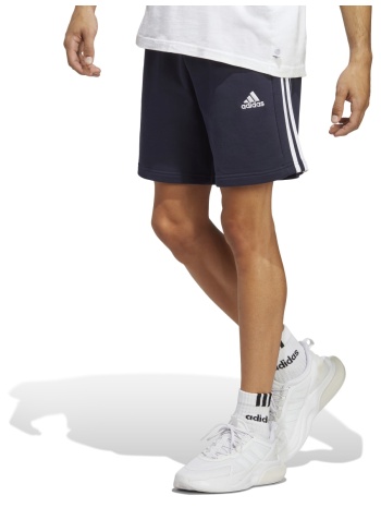 adidas εssentials french terry 3-stripes men`s shorts σε προσφορά