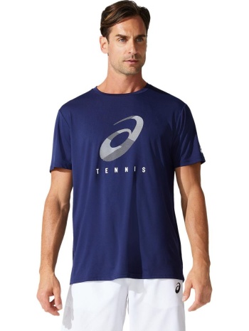 asics court spiral men`s tennis t-shirt σε προσφορά