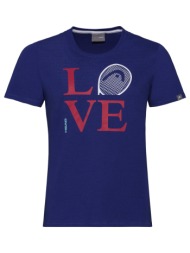 head vision love logo girls` tennis t-shirt