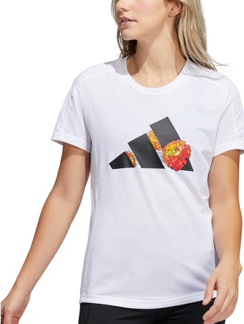 adidas aeroready flower graphic women`s running t-shirt σε προσφορά