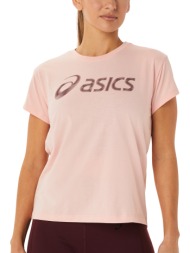asics big logo women`s running t-shirt