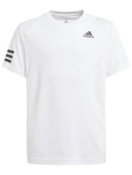 adidas club 3-stripes boy`s tennis t-shirt