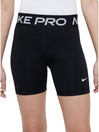 nike pro dri-fit 5` girl`s shorts